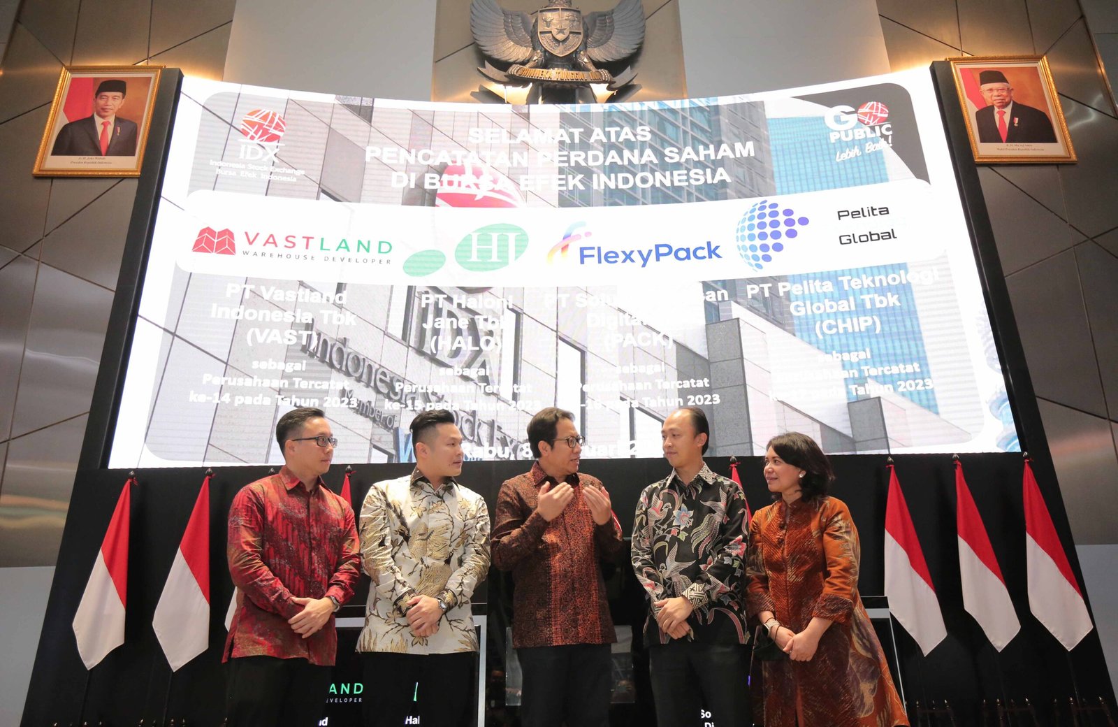 Empat Emiten Catatkan Saham di Bursa Efek Indonesia