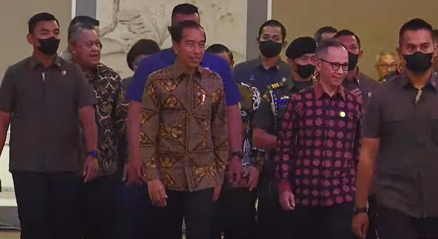 Presiden Jokowi Hadiri Pertemuan Tahunan Industri Jasa Keuangan 2023