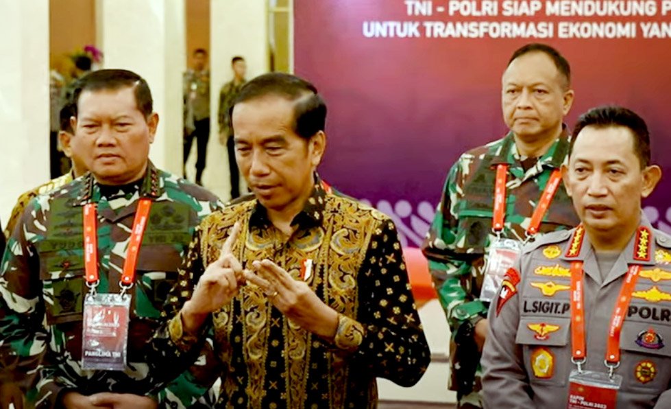 Presiden Hadiri Rapim TNI – Polri 2023