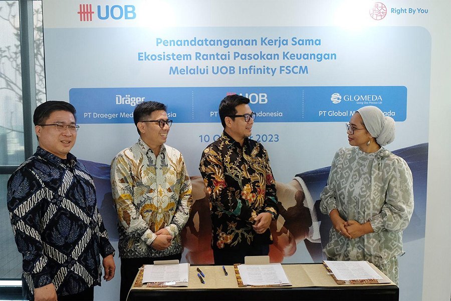 Kerja Sama Digitalisasi Bank UOB Indonesia, Draeger Medical Indonesia, dan Global Medik Persada