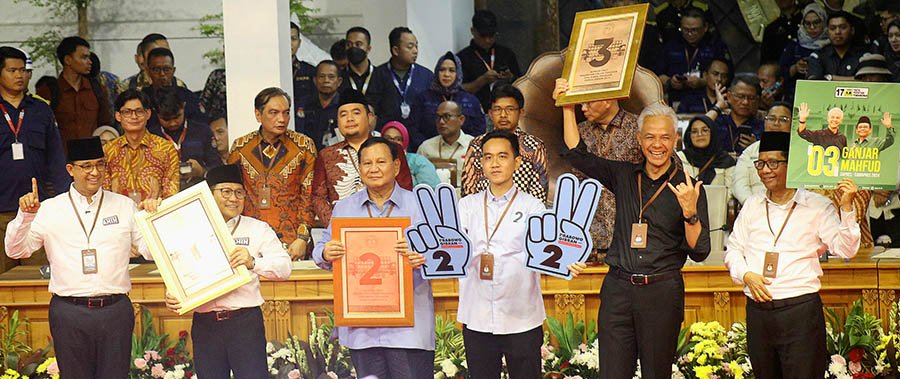 Inilah Nomor Urut Capres-cawapres Pilpres 2024