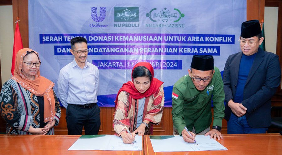 Kerja Sama Unilever &ndash; LAZISNU PBNU