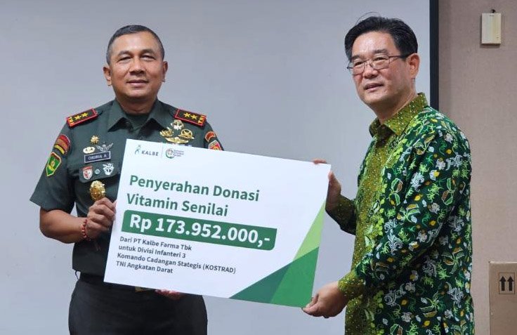 Kalbe Farma Berbagi Produk Kesehatan untuk Kostrad