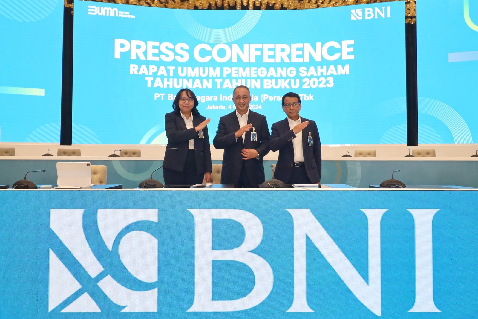 Kinerja Moncer, BNI Bagikan Dividen 50% dari Laba Bersih 2023