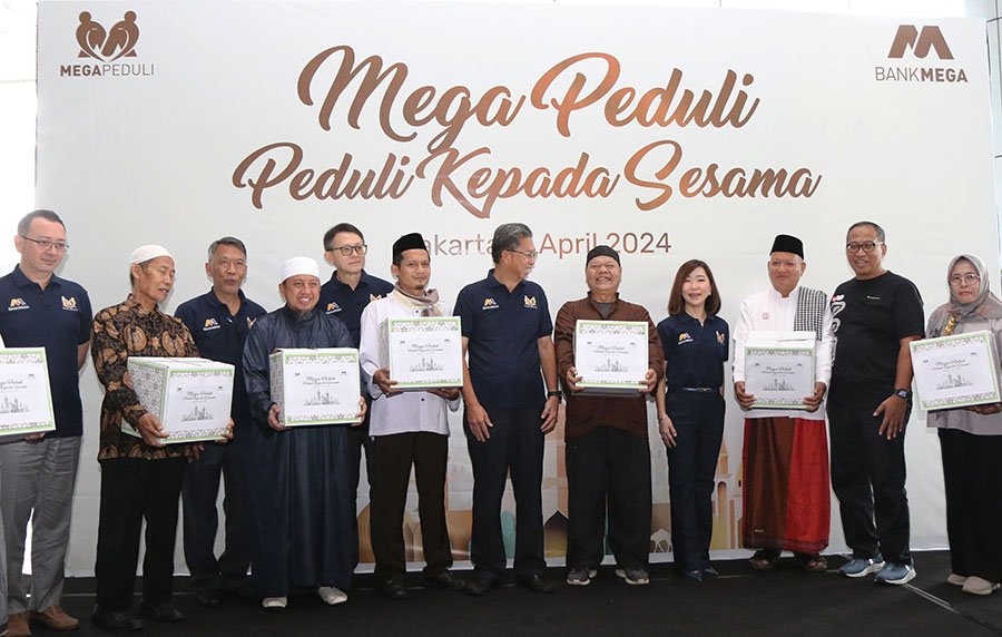 Bank Mega Peduli 2024, Bantu Distribusikan Sembako Total Rp 2,5 Miliar