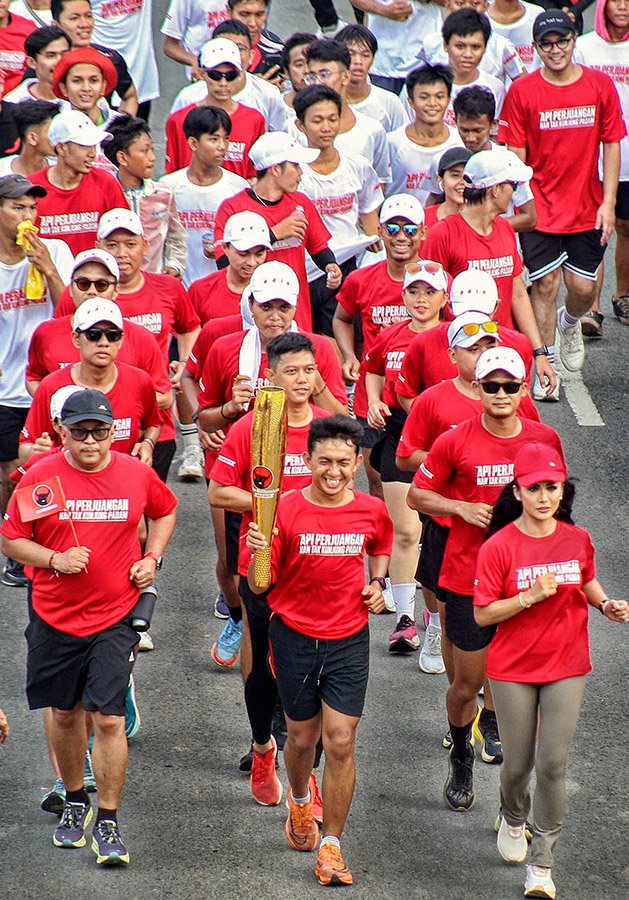 Obor Api Perjuangan Nan Tak Kunjung Padam Tiba di Jakarta