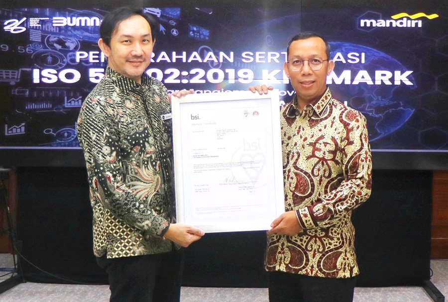 Bank Mandiri Raih ISO 56002 Untuk Sistem Manajemen Inovasi Berstandar Internasional