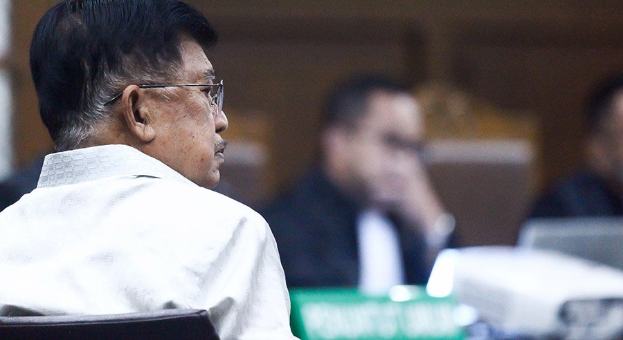 Jusuf Kalla Bersaksi Dalam Sidang Kasus LNG