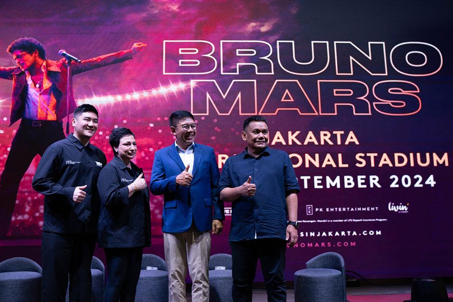 Bank Mandiri Jual Tiket Konser Bruno Mars di Livin&rsquo; Sukha