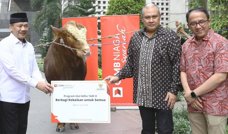 CIMB Niaga Syariah Salurkan Program Idul Adha ke BAZNAS
