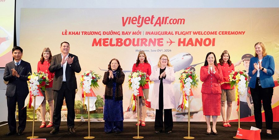 Vietjet Luncurkan Rute Langsung Hanoi ke Melbourne