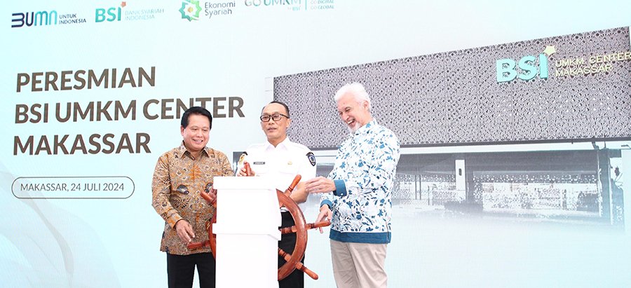 BSM Resmikan UMKM Center Makassar