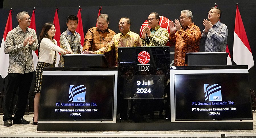 Listing GUNA, Resmi Perusahaan Tercatat ke 31 di BEI Tahun Ini