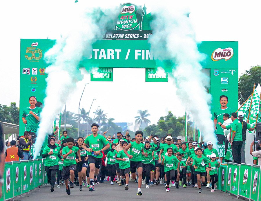 Nestle Kembali Gelar Road to MILO ACTIV Indonesia Race 2024 Tangerang Selatan Series