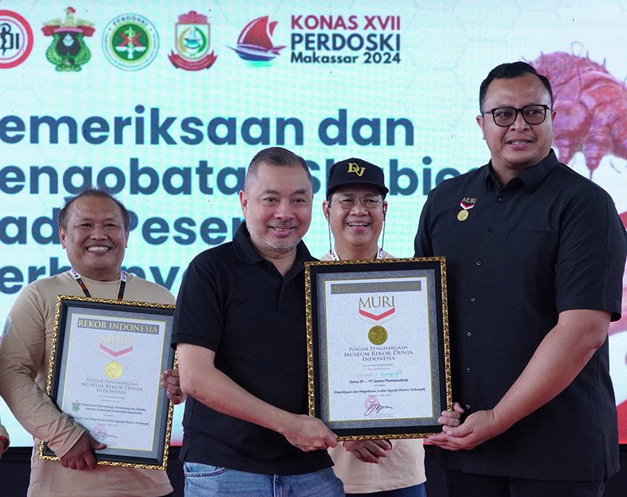 Rekor MURI untuk Pemeriksaan dan Pengobatan Skabies Gratis