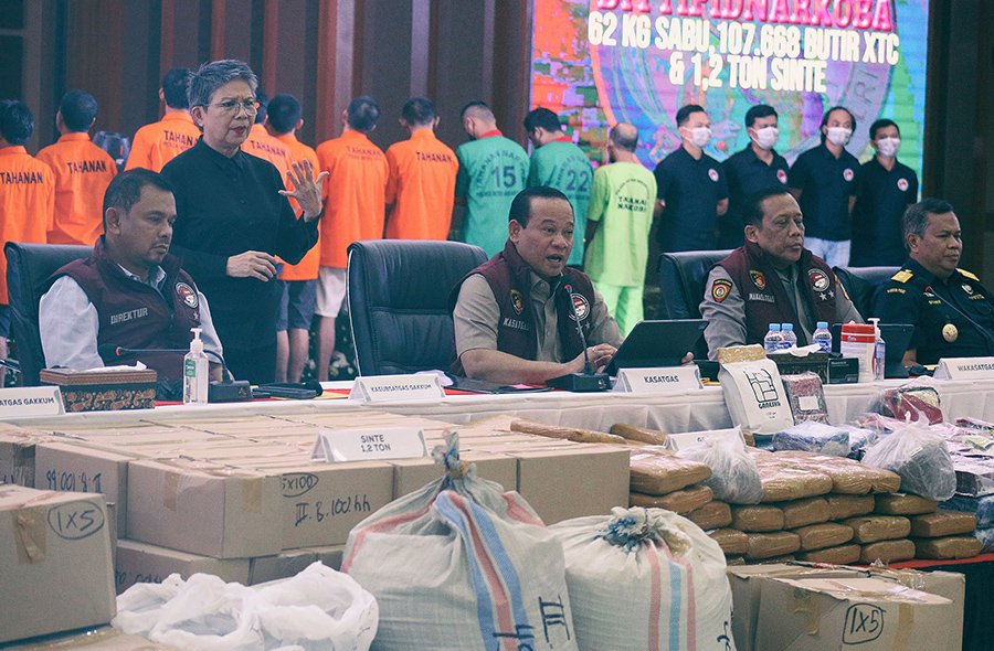 Polri Ungkap&nbsp; Kasus Narkoba Periode Mei – Juli