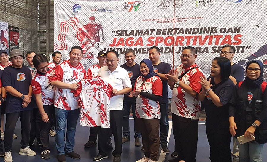 Menteri Komunikasi dan Informatika Buka Turnamen Futsal