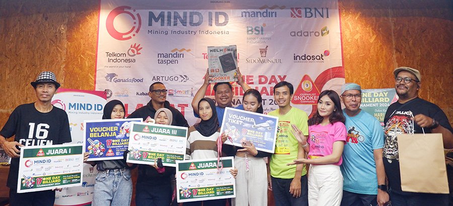 Eko dan Shalisa Raih Juara 17th One Day Billiard Tournament 2024