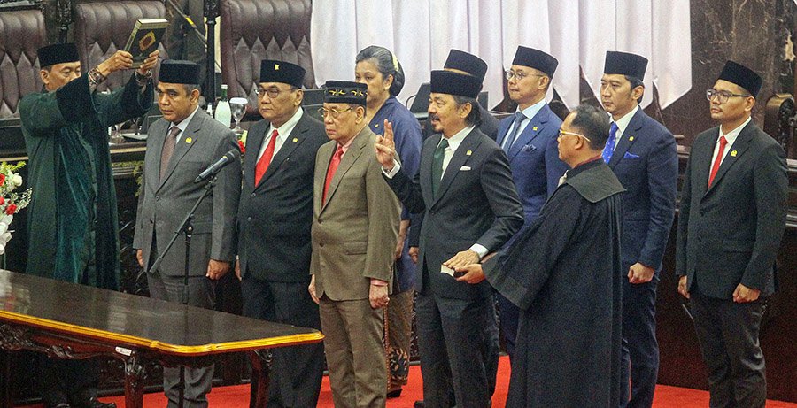 Pimpinan MPR 2024 – 2029 Dilantik