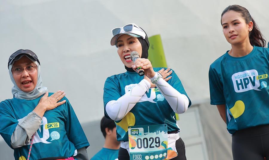 #NgobrolinHPV RUN Dalam Rangka Hari Kesehatan Nasional