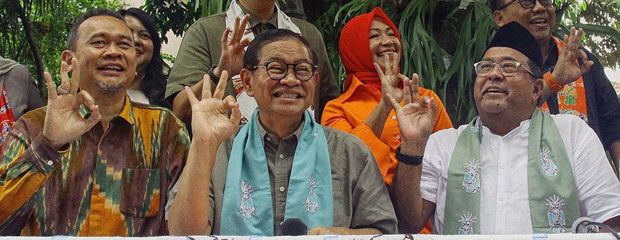 Pramono-Rano Deklarasikan Kemenangan Pilgub Jakarta