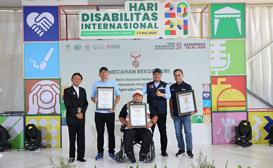 BNI Raih MURI Pada Peringatan Hari Disabilitas Internasional 2024