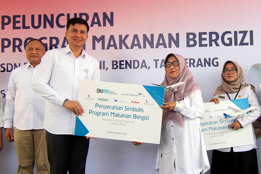 Garuda Indonesia Group Laksanakan Program Makan Bergizi