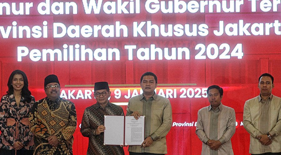 KPUD Jakarta Tetapkan&nbsp; Gubernur dan Wagub Jakarta Terpilih