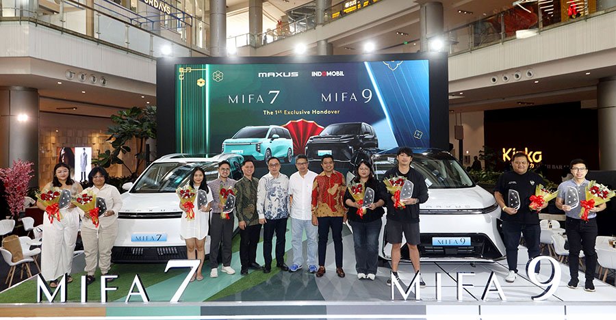 Indomobil Serah Terima Unit Pertama Maxus MIFA 7 dan Maxus MIFA 9