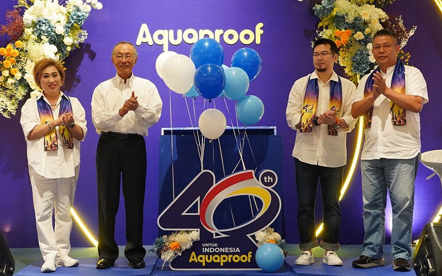 Apresiasi Aquaproof 40 Tahun Untuk Indonesia