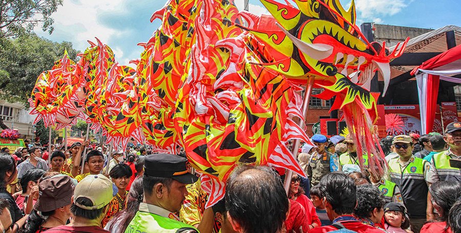 Warga Tionghoa Glodok Rayakan Cap Go Meh