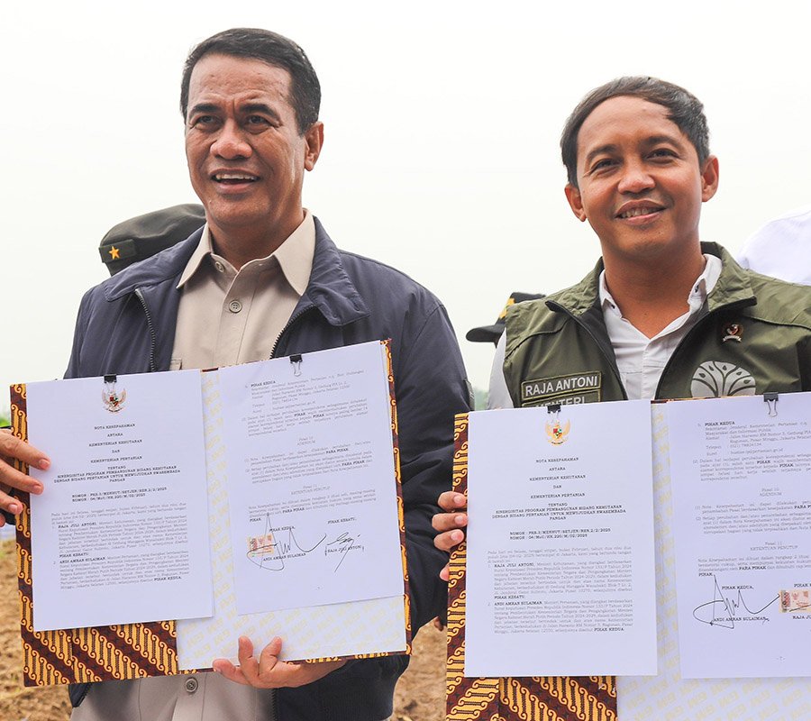 Mentan – Menhut Kolaborasi Penanaman Serentak Agroforestri Pangan