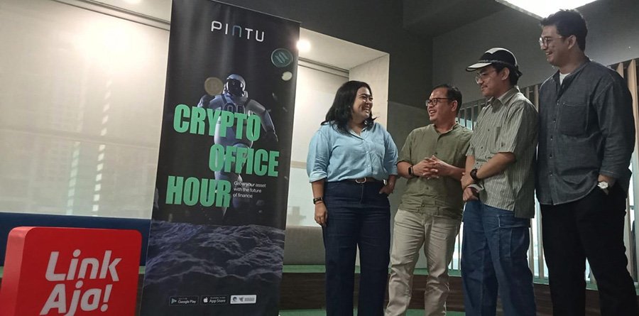 Kolaborasi Edukasi Crypto PINTU – Link Aja