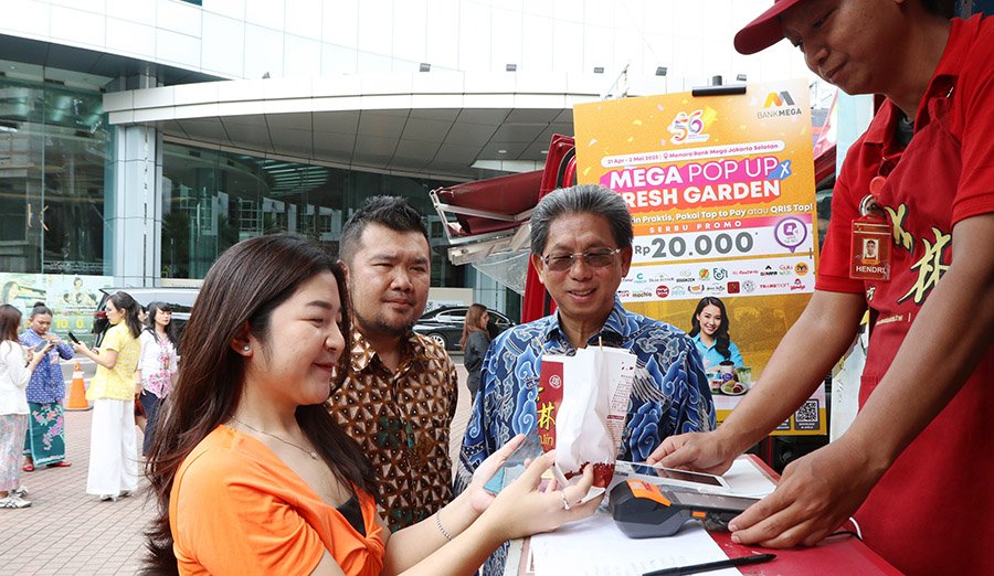 Bank Mega Gelar Pop Up X Fresh Garden