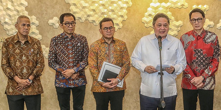 Konferensi Pers Menko Bidang Perekonomian