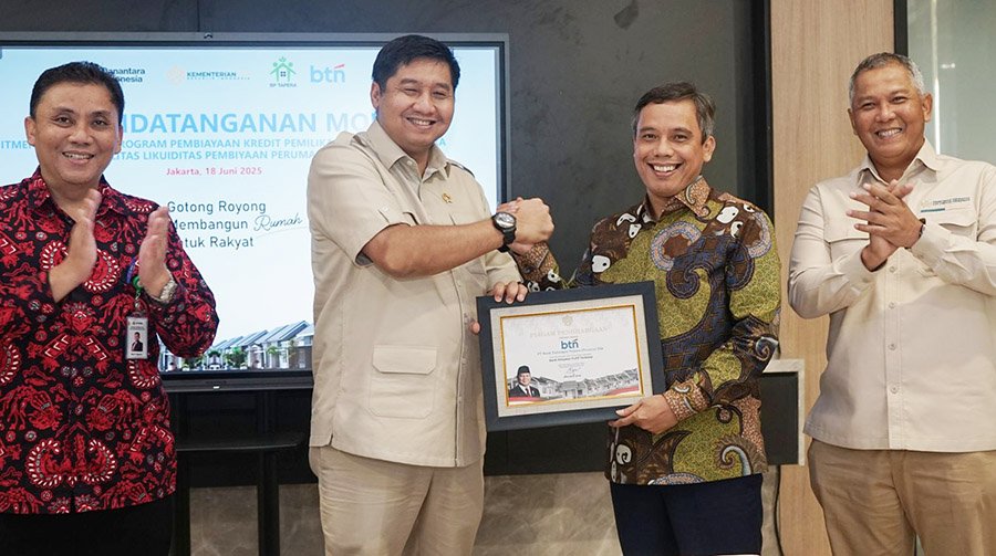 Menteri PKP Apresiasi Komitmen BTN Dukung Rumah Rakyat
