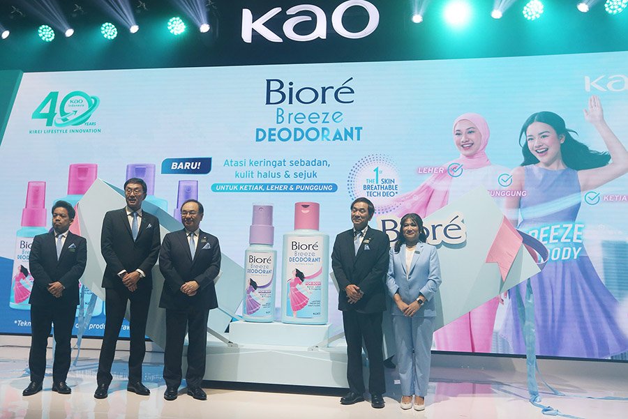 40 tahun Kao Indonesia, Luncurkan&nbsp; Biore Breeze Deodorant