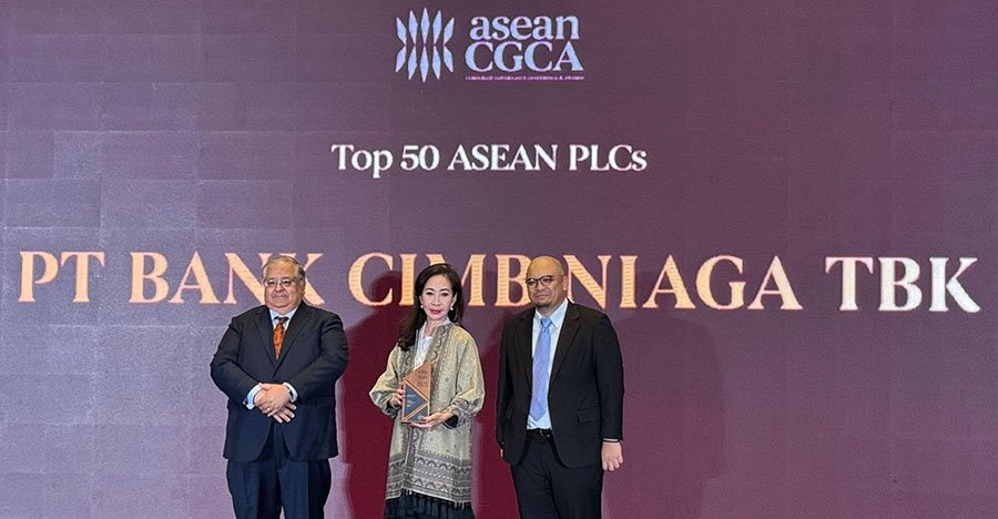 CIMB Niaga Kembali Raih Penghargaan Top 50 Perusahaan Terbuka ASEAN Terbaik