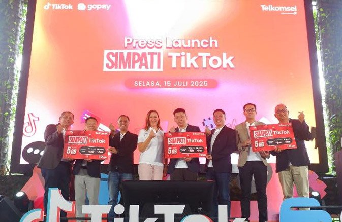 Telkomsel, TikTok, GoPay Luncurkan SIMPATI TikTok