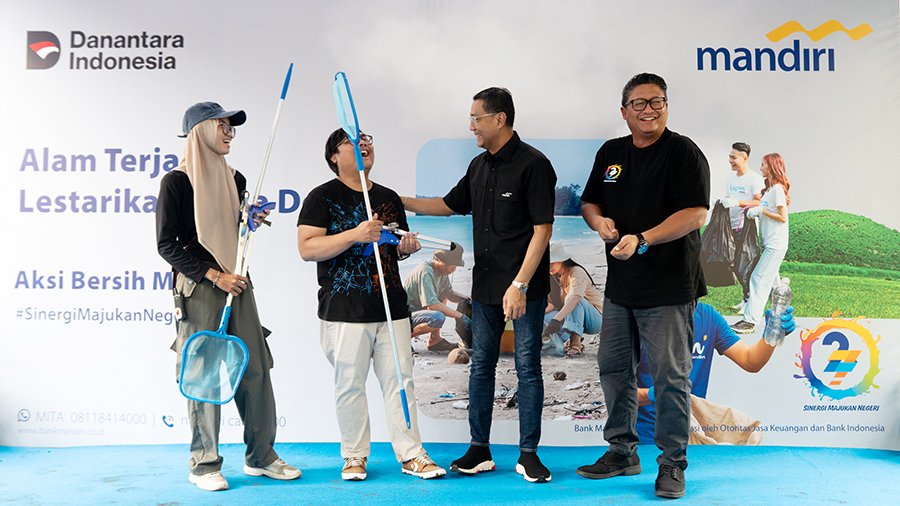 Tingkatkan Kualitas Hidup Masyarakat, Bank Mandiri Libatkan 1.350 Peserta Aksi Bersih se Indonesia