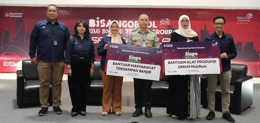 Dirut Telkom Tinjau Kesiapan Posko NATARU