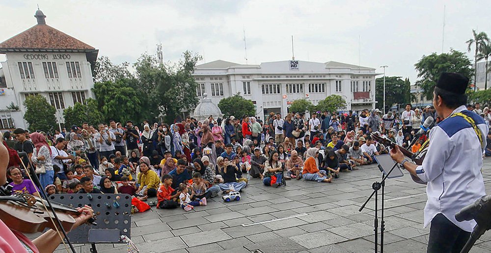  Nikmati Libur Lebaran, Kota Tua Tujuan Rekreasi Warga Jakarta