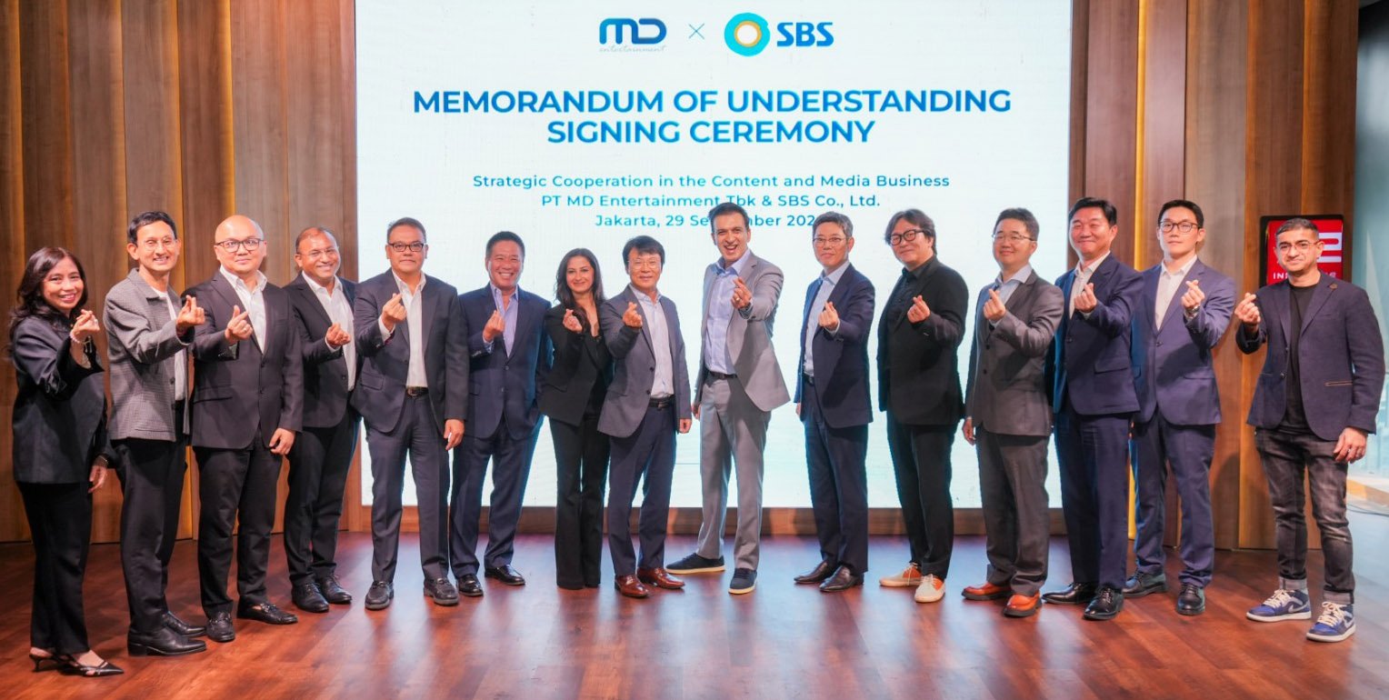 PT MD Entertainment Tbk Jalin MoU SBS Co., Ltd Terkait IP