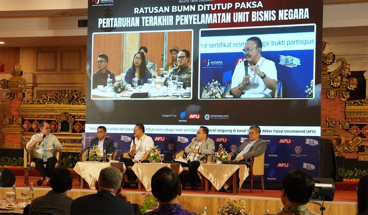 Round Table Discussion Nagara Institute & AFU Gelar Diskusi Kebijakan Danantara