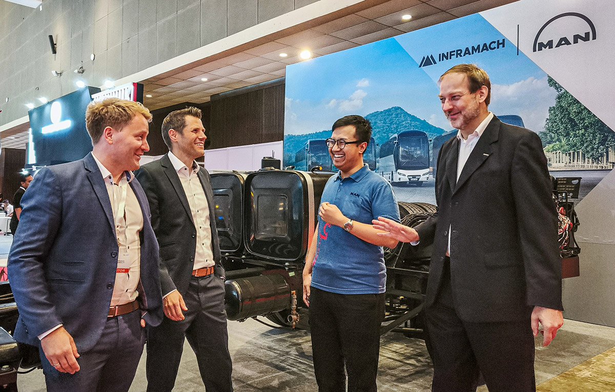 MAN dan Inframach Tampilkan Solusi Transportasi Premium di Busworld Southeast Asia 2026
