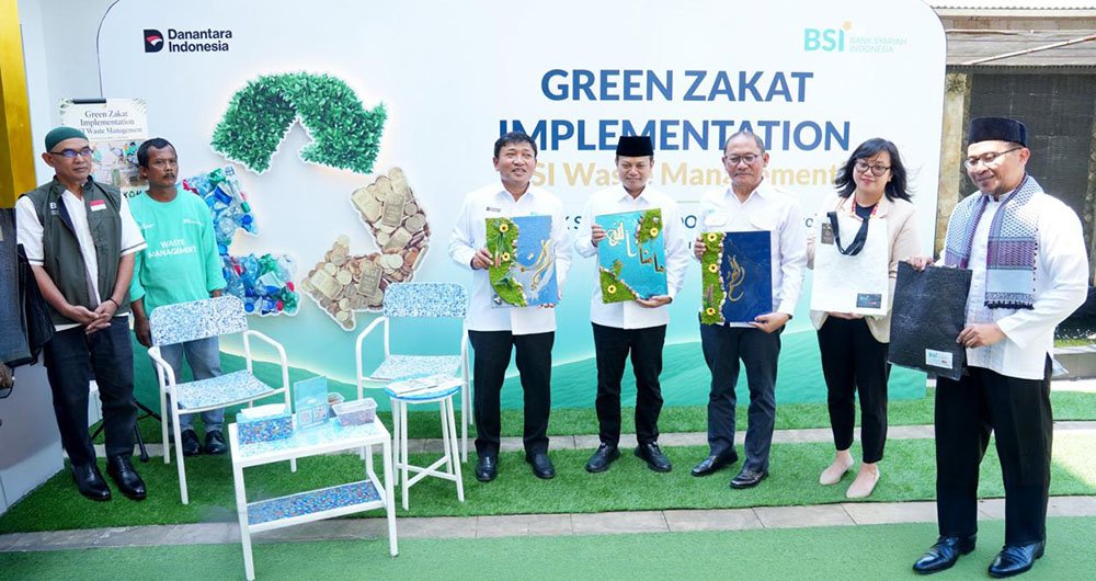 Melalui Implementasi Green Zakat, BSI Ajak Masyarakat Ubah Sampah Jadi Emas