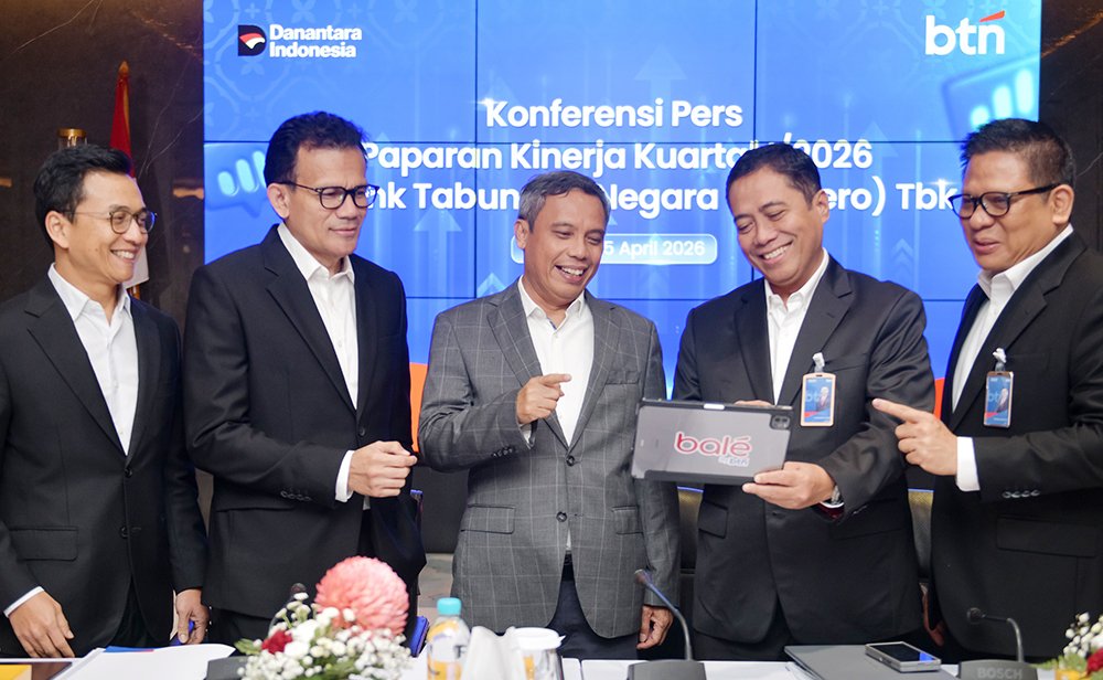 Kuartal I/2026, Laba Bersih BTN Melesat 22,6% YoY