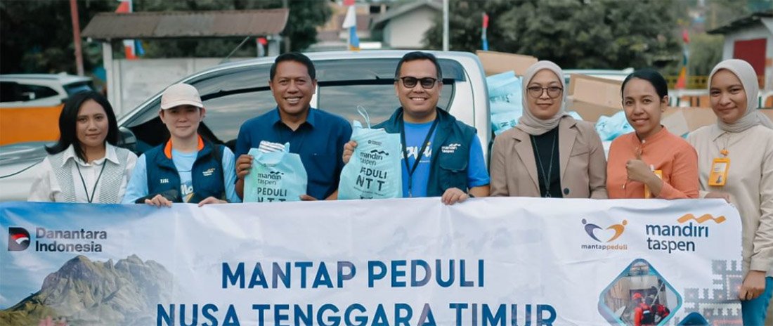 Mandiri Taspen Salurkan Bantuan untuk Korban Gempa Ende