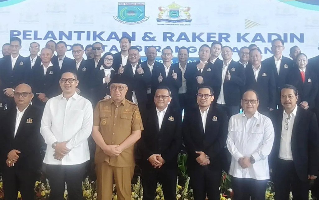Kadin Tangsel 2025 – 2030 Dikukuhkan