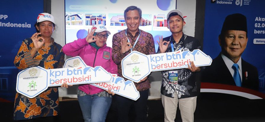 Bersama Danantara, BTN Jadi Penyalur Terbesar dalam Akad Massal 62.000 Rumah Subsidi